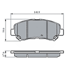 Pastillas Freno Suzuki Kizashi 2010-2013 Delantero 4
