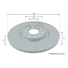 Disco Freno Audi A3 2013-2020 Delantero 4