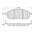 Pastillas Freno Infiniti G25 2007-2015 Delantero 3