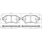 Pastillas Freno Audi A4 Allroad 2017-2023 Trasero 4