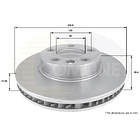 Disco Freno COMLINE ADC1458V 3