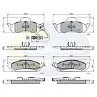 Pastillas Freno Mercedes Benz ML320 1998-2005 Delantero 3