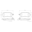 Pastillas Freno Mazda CX-5 2012-2017 Trasero 3