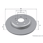 Disco Freno BMW 530i 2017-2023 Trasero 4