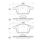 Pastillas Freno PQPRO 500.10030 2