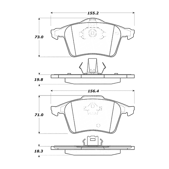 Pastillas Freno PQPRO 500.10030