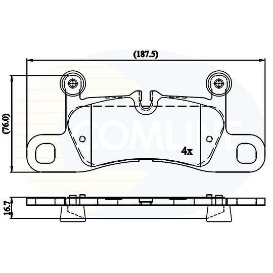 Pastillas Freno COMLINE CBP06048