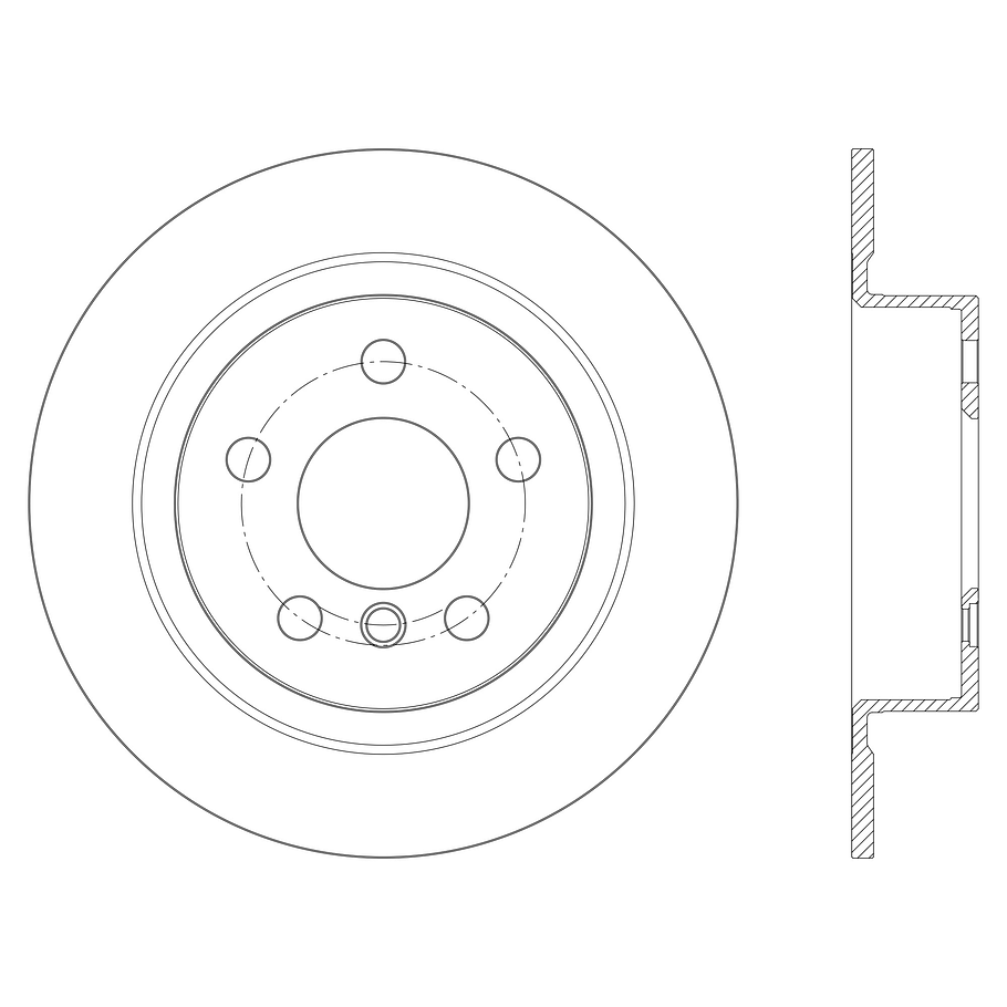 Disco Freno C-TEK 121.34155 