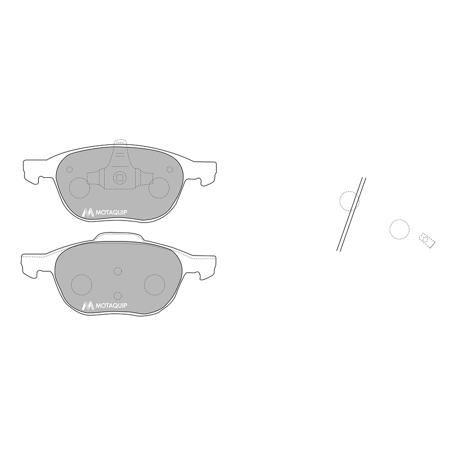 Pastillas Freno Ford Focus 2011-2018 Delantero 4