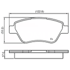 Pastillas Freno COMLINE CBP01535 1