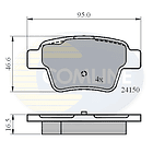 Pastillas Freno Peugeot 207 CC 2006-2014 Trasero 4