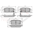 Pastillas Freno Nissan X-Trail 2014-2020 Trasero 4