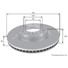Disco Freno MOTAQUIP LVBD1618 1