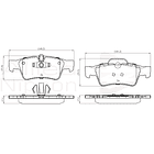 Pastillas Freno Mercedes Benz CL600 2007-2014 Trasero 3