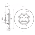 Disco Freno BMW X3 30d 2018-2023 Delantero 3