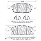 Pastillas Freno Lincoln MKX 2016-2018 Delantero 3