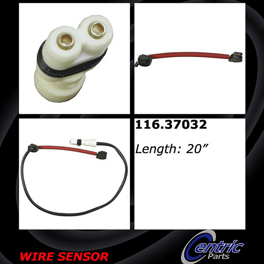 Sensor Desgaste Porsche 911 Targa 2005-2012 Delantero, Trase