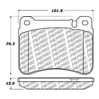Pastillas Freno Mercedes Benz C230 2001-2007 Delantero 3