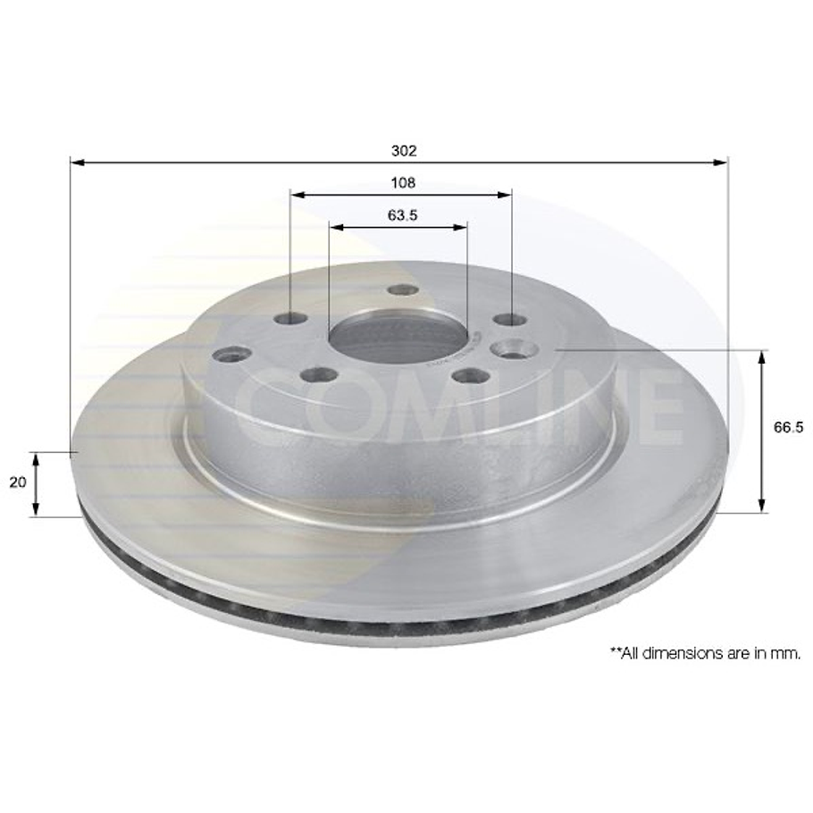 Disco Freno MOTAQUIP LVBD1270Z 2