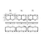 Pastillas Freno Mitsubishi Montero 2006-2021 Delantero 4