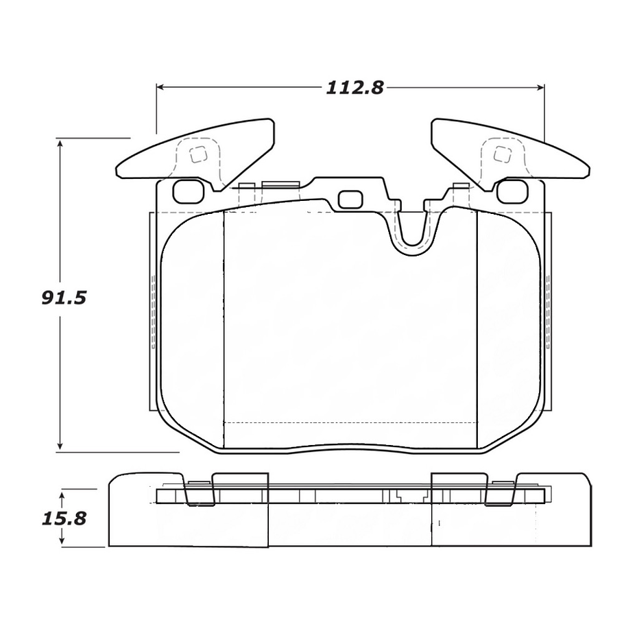 Pastillas Freno BMW 435i xDrive 2014-2020 Delantero 3