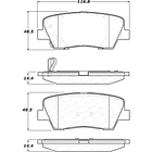 Pastillas Freno POSIQUIET 105.12842 1