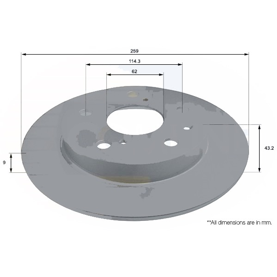 Disco Freno COMLINE ADC0940 1