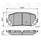 Pastillas Freno Toyota Yaris 2013-2019 Delantero 3