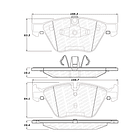 Pastillas Freno BMW 316d 2004-2013 Delantero 4