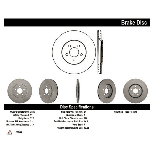 Disco Freno POWERSTOP AR8342