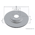 Disco Freno Volvo XC90 2015-2023 Trasero 4