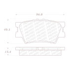 Pastillas Freno Toyota Camry 2007-2013 Trasero 4