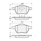 Pastillas Freno Audi S3 1999-2003 Delantero 4