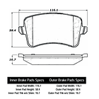 Pastillas Freno Audi A5 2007-2016 Trasero 4