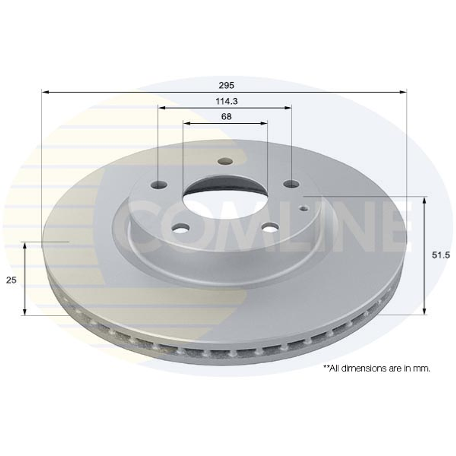 Disco Freno COMLINE ADC0476V 4