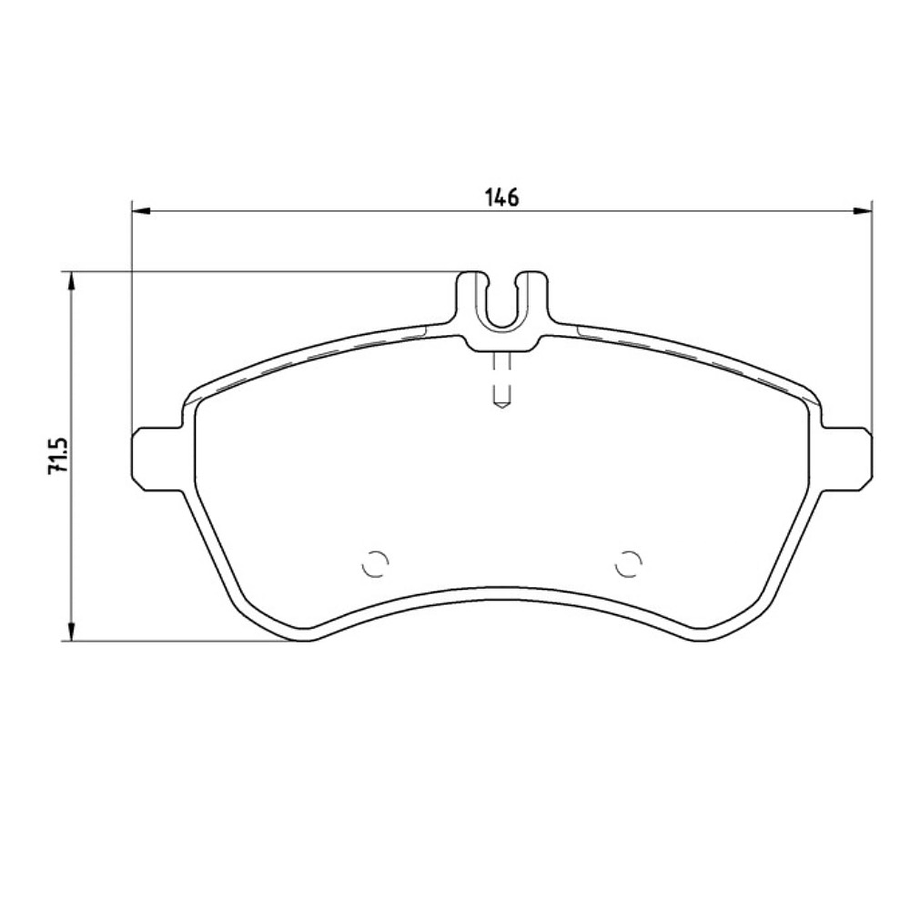 Pastillas Freno Mercedes Benz C250 2015-2021 Delantero 4