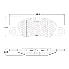 Pastillas Freno Porsche 911 2005-2012 Delantero 3