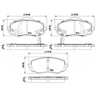 Pastillas Freno Hyundai Genesis 2013-2016 Delantero 3