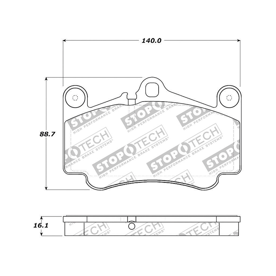 Pastillas Freno Porsche 911 Speedster 2005-2012 Delantero 4