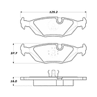 Pastillas Freno BMW 325i 1982-1994 Trasero 2
