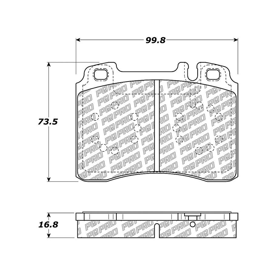 Pastillas Freno Mercedes Benz 450 SL 1971-1989 Delantero 4