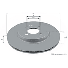 Disco Freno Mini Cooper 2006-2013 Delantero 3