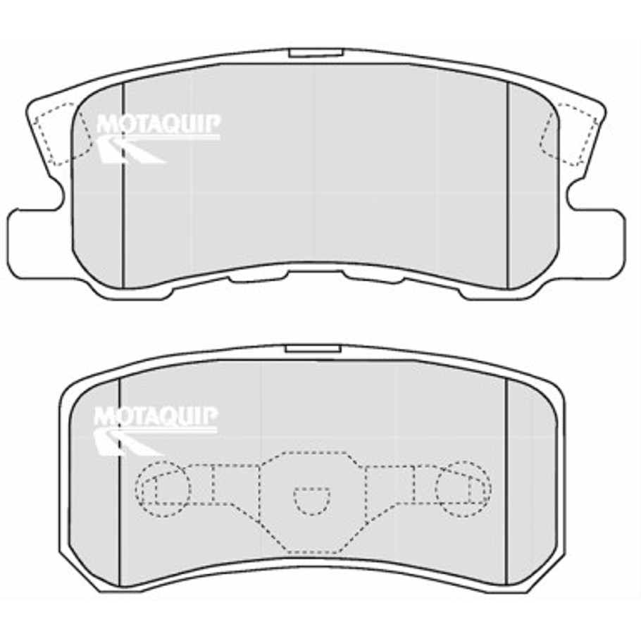 Pastillas Freno Chrysler Sebring 2007-2010 Trasero 2