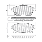 Pastillas Freno Opel Zafira 2011-2019 Delantero 3
