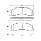 Pastillas Freno Ford F-Series 2009-2014 Delantero 4