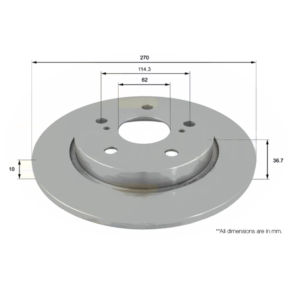 Disco Freno COMLINE ADC01146