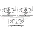 Pastillas Freno Mercedes Benz SLK300 2011-2020 Delantero 3