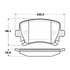 Pastillas Freno Audi S3 2006-2013 Trasero 3