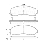 Pastillas Freno Ford Explorer 1995-2001 Delantero 4
