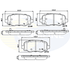 Pastillas Freno Jeep Cherokee 2014-2023 Trasero 3
